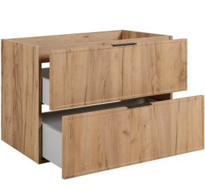SLIM dub craft zlatý C160DB závesná skrinka pod umývadlo 160 cm