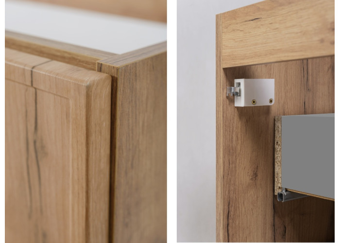 SLIM dub craft zlatý C160DB závesná skrinka pod umývadlo 160 cm SLIM dub craft zlatý C160DB závesná skrinka pod umývadlo 160 cm