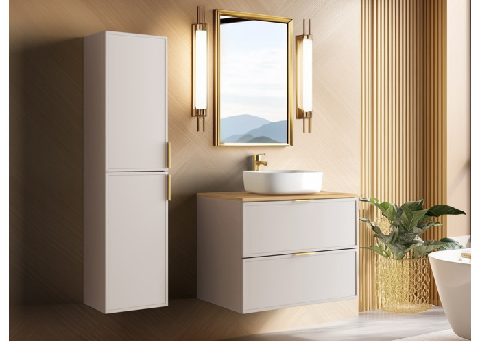 SLIM kašmír K100DC závesná skrinka pod umývadlo 100 cm