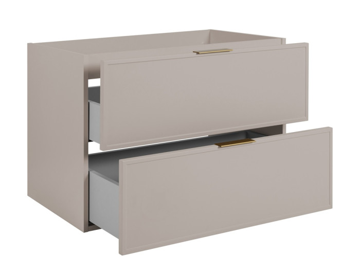 SLIM kašmír K100DC závesná skrinka pod umývadlo 100 cm