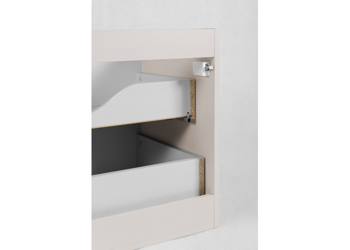 SLIM kašmír K100DC závesná skrinka pod umývadlo 100 cm