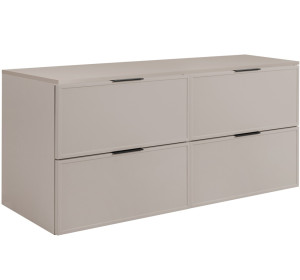 SLIM kašmír K120DK závesná skrinka pod umývadlo 120 cm