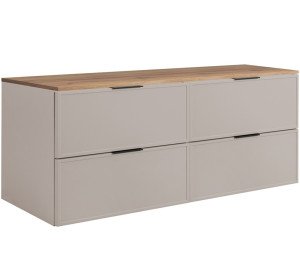 SLIM kašmír K120DC závesná skrinka pod umývadlo 120 cm