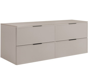 SLIM kašmír K160DK závesná skrinka pod umývadlo 160 cm