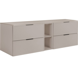 SLIM kašmír K180DK závesná skrinka pod umývadlo 180 cm