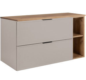 SLIM kašmír K100DC závesná skrinka pod umývadlo 100 cm