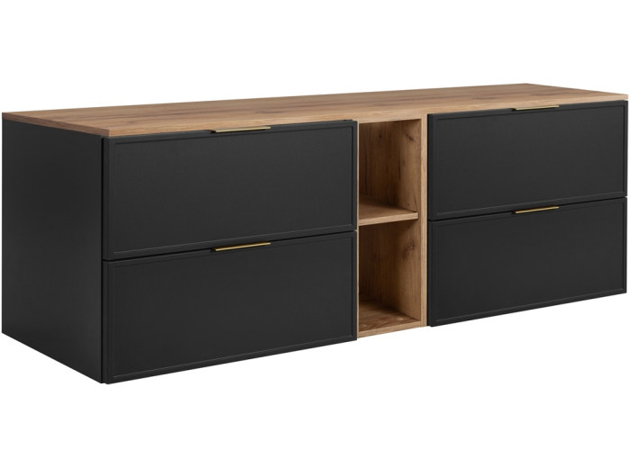 SLIM tmavosivá G180DC závesná skrinka pod umývadlo 180 cm SLIM tmavosivá G180DC závesná skrinka pod umývadlo 180 cm