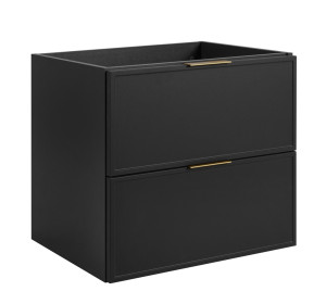 SLIM tmavosivá G60 závesná skrinka pod umývadlo 60 cm