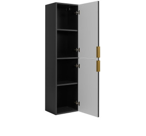 SLIM tmavosivá G35 vysoká skrinka do kúpelne SLIM tmavosivá G35 vysoká skrinka do kúpelne