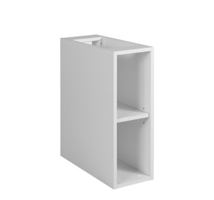 TREND biely matný W20 regál do kúpelne