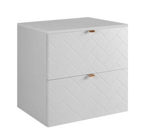 TREND biely matný W60DW závesná skrinka pod umývadlo 60 cm