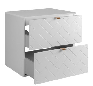 TREND biely matný W60DW závesná skrinka pod umývadlo 60 cm TREND biely matný W60DW závesná skrinka pod umývadlo 60 cm