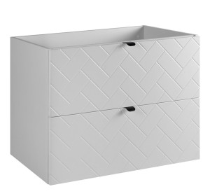 TREND biely matný W80 závesná skrinka pod umývadlo 80 cm