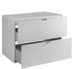 TREND biely matný W80DW závesná skrinka pod umývadlo 80 cm TREND biely matný W80DW závesná skrinka pod umývadlo 80 cm