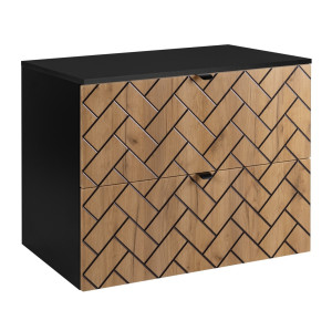 TREND dub craft zlatý C80DB závesná skrinka pod umývadlo 80 cm