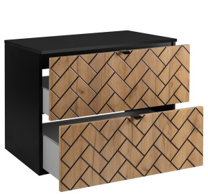 TREND dub craft zlatý C80DB závesná skrinka pod umývadlo 80 cm