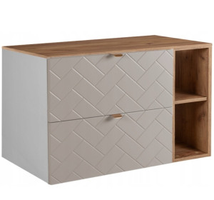 TREND kašmír K100DC závesná skrinka pod umývadlo 100 cm