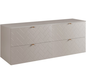 TREND kašmír K160DK závesná skrinka pod umývadlo 160 cm