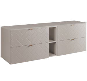 TREND kašmír K180DK závesná skrinka pod umývadlo 180 cm