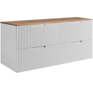 VENA biela W120DC závesná skrinka pod umývadlo 120 cm