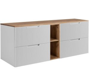 VENA biela W140DC závesná skrinka pod umývadlo 140 cm