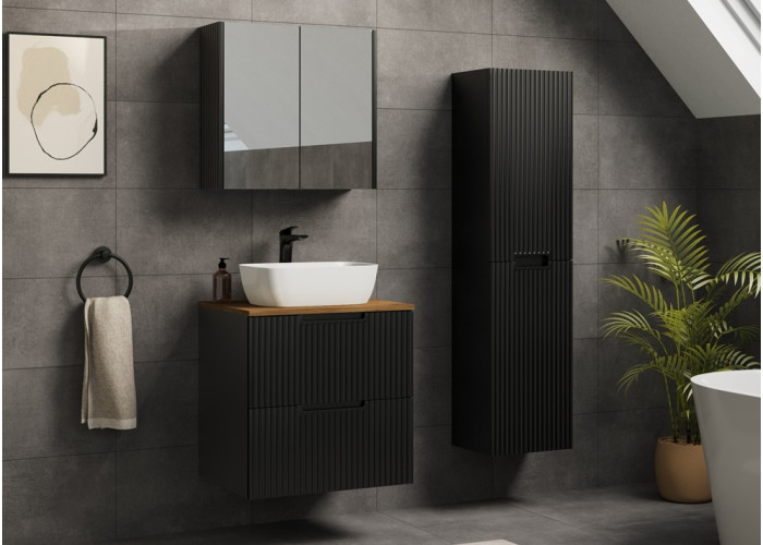 VENA čierna B80 závesná skrinka pod umývadlo 80 cm VENA čierna B80 závesná skrinka pod umývadlo 80 cm