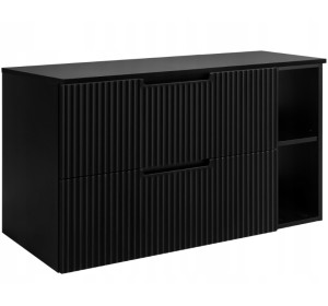 VENA čierna B100DB závesná skrinka pod umývadlo 100 cm