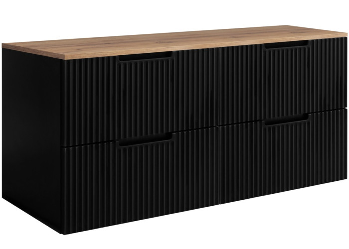 VENA čierna B120DC závesná skrinka pod umývadlo 120 cm VENA čierna B120DC závesná skrinka pod umývadlo 120 cm