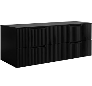 VENA čierna B160DB závesná skrinka pod umývadlo 160 cm