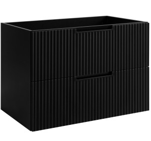 VENA čierna B80 závesná skrinka pod umývadlo 80 cm