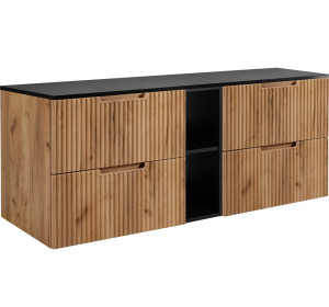 VENA dub craft zlatý C140DB závesná skrinka pod umývadlo 140 cm