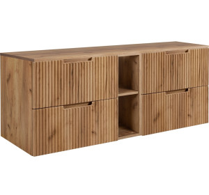 VENA dub craft zlatý C140DC závesná skrinka pod umývadlo 140 cm