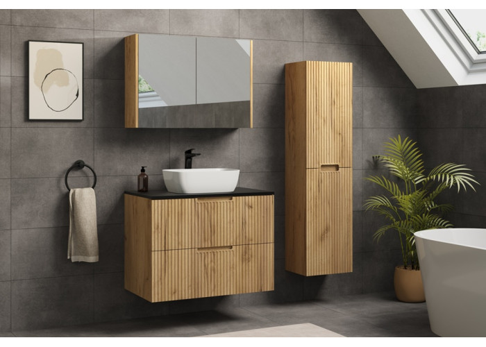 VENA dub craft zlatý C80 závesná skrinka pod umývadlo 80 cm