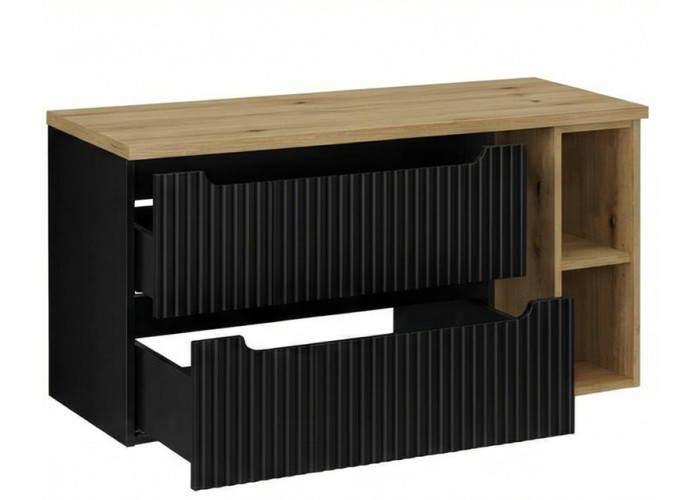 NOVA BLACK 82-100-B2-DE skrinka pod umývadlo 100 cm