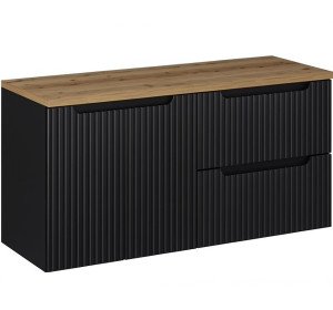 NOVA BLACK 82-120-DD skrinka pod umývadlo 120 cm