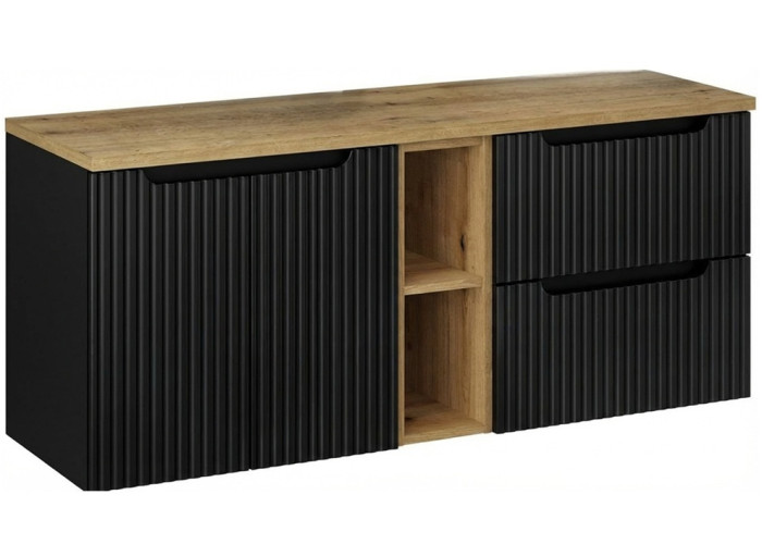 NOVA BLACK 82-140-B2-DE skrinka pod umývadlo 140 cm