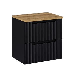 NOVA BLACK 82-60-2S-DD skrinka pod umývadlo 60 cm