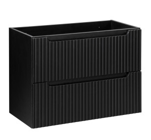 NOVA BLACK 82-80-2S skrinka pod umývadlo 80 cm