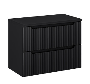 NOVA BLACK 82-80-2S-DC skrinka pod umývadlo 80 cm