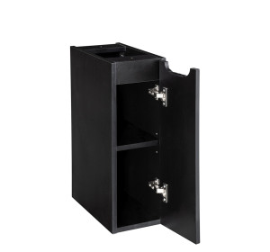 NOVA BLACK 81-20-1D úzka závesná skrinka 20 cm