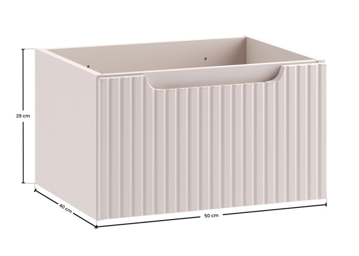 NOVA CASHMERE 82-50-40-1S skrinka pod umývadlo 50 cm