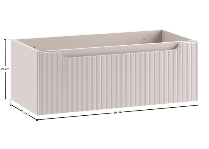 NOVA CASHMERE 82-80-40-1S skrinka pod umývadlo 80 cm