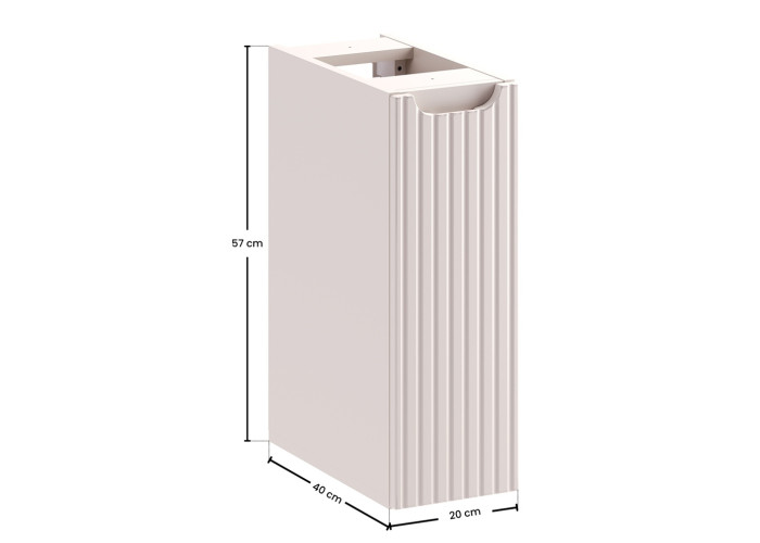 NOVA CASHMERE 81-20-39-C skrinka s výsuvom 20 cm