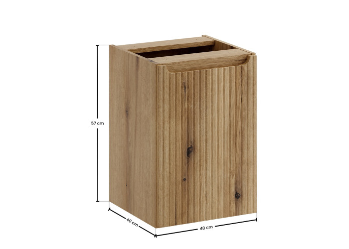 NOVA dub evoke 81-40-1DK kúpeľňová skrinka s košom 40 cm