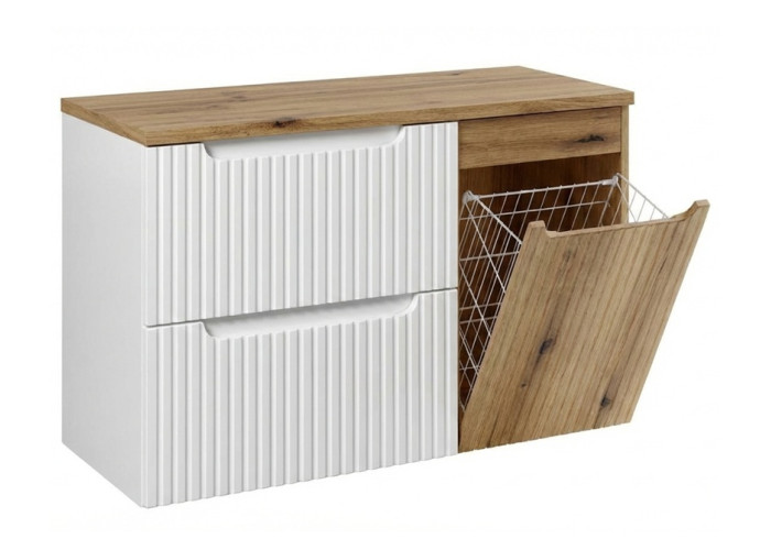 NOVA WHITE 82-100-W3-DE skrinka s výklopným košom 100 cm NOVA WHITE 82-100-W3-DE skrinka s výklopným košom 100 cm