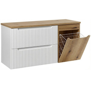 NOVA WHITE 82-120-W3-DE skrinka s výklopným košom 120 cm