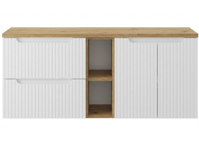 NOVA WHITE 82-140-W2-DE skrinka pod umývadlo 140 cm NOVA WHITE 82-140-W2-DE skrinka pod umývadlo 140 cm