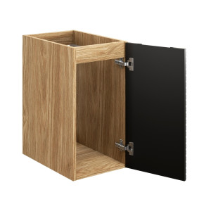 OCEAN Black 81-30-1D závesná skrinka do kúpelne 30 cm