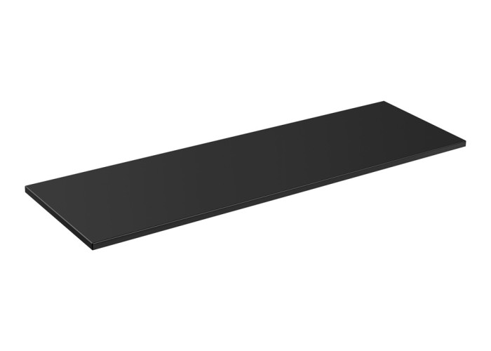 Doska pod umývadlo 180x46 cm Čierna matná