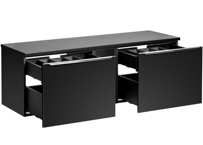 SANTA FE black 82-140-DC skrinka pod umývadlo 140 cm